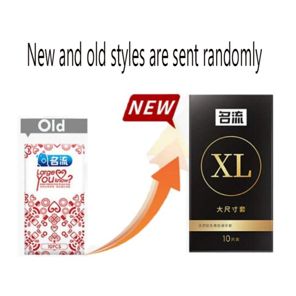 PERSONAGE 55mm Condoms 30/20 Pcs Large Plus Size Big Condones Big Penis Sleeve Natural Latex Contraception Adult Sex Toys