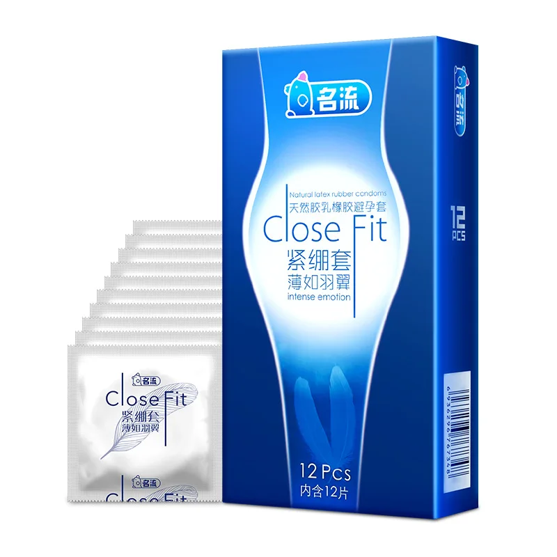 45mm Ultra Tight and Thin Condom For Men Hyaluronic Acid Condoms Water Soluble Lubrication Penis Sleeve Sex Toys For Adults 18