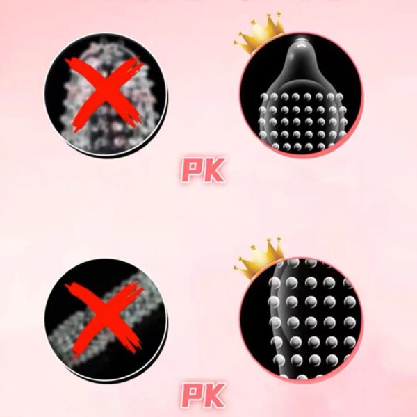Large Spikes Condoms Adult Game Sex Toys Particles Sex Accessories Men Penis Sleeves Cock Cover High Passionate Sex Products
