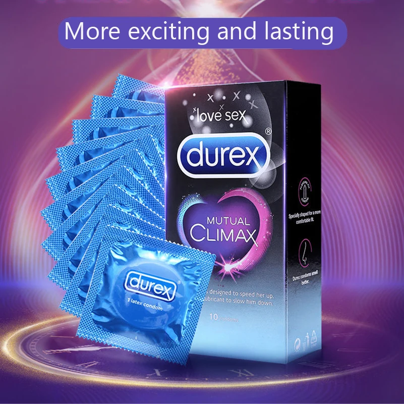 20/10pcs Durex Delay Ejaculation Spike Condoms Ultra Thin Factor Intimate Extra Lubricated Men Contraception Lasting Enlargement