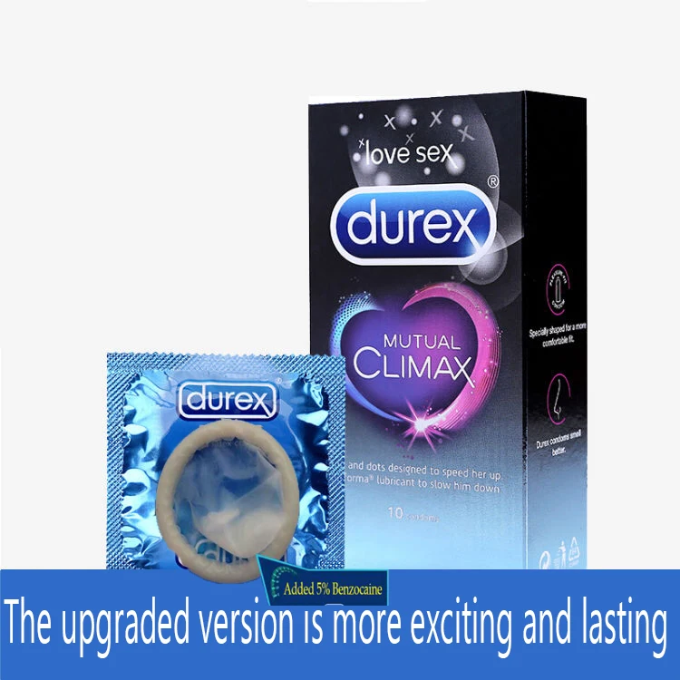20/10pcs Durex Delay Ejaculation Spike Condoms Ultra Thin Factor Intimate Extra Lubricated Men Contraception Lasting Enlargement