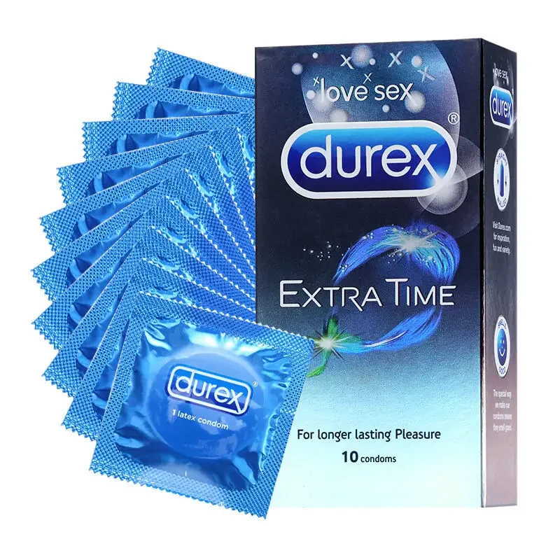 20/10pcs Durex Delay Ejaculation Spike Condoms Ultra Thin Factor Intimate Extra Lubricated Men Contraception Lasting Enlargement