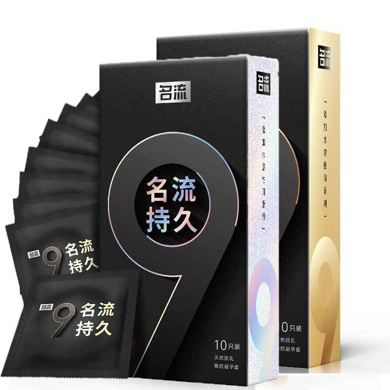 PERSONAGE 027 Super Thick Physical Delay Men Condom Penis Sleeve Long 10pcs Thicken Time Delay Contraception Ejaculation Delay