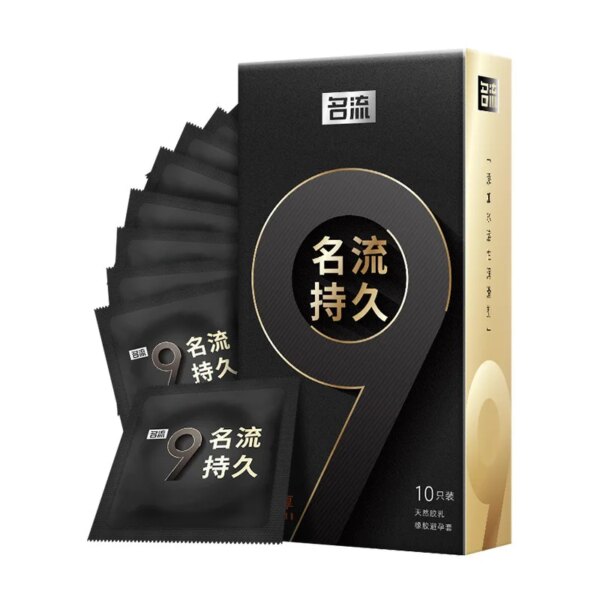 PERSONAGE 027 Super Thick Physical Delay Men Condom Penis Sleeve Long 10pcs Thicken Time Delay Contraception Ejaculation Delay