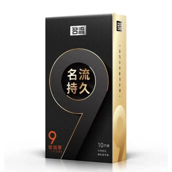 PERSONAGE 027 Super Thick Physical Delay Men Condom Penis Sleeve Long 10pcs Thicken Time Delay Contraception Ejaculation Delay