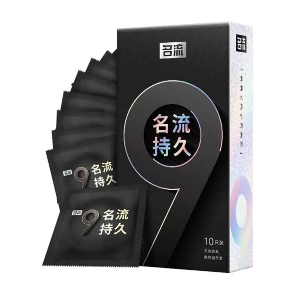 PERSONAGE 027 Super Thick Physical Delay Men Condom Penis Sleeve Long 10pcs Thicken Time Delay Contraception Ejaculation Delay