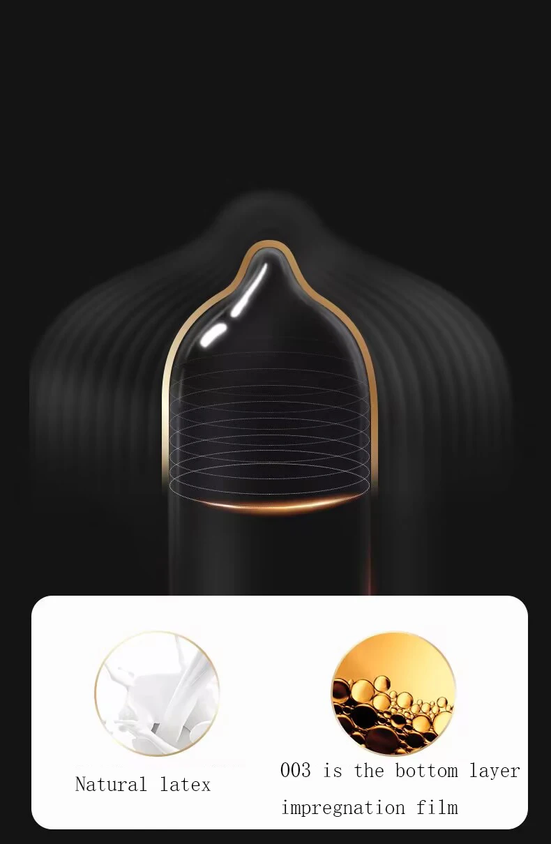 PERSONAGE 027 Super Thick Physical Delay Men Condom Penis Sleeve Long 10pcs Thicken Time Delay Contraception Ejaculation Delay