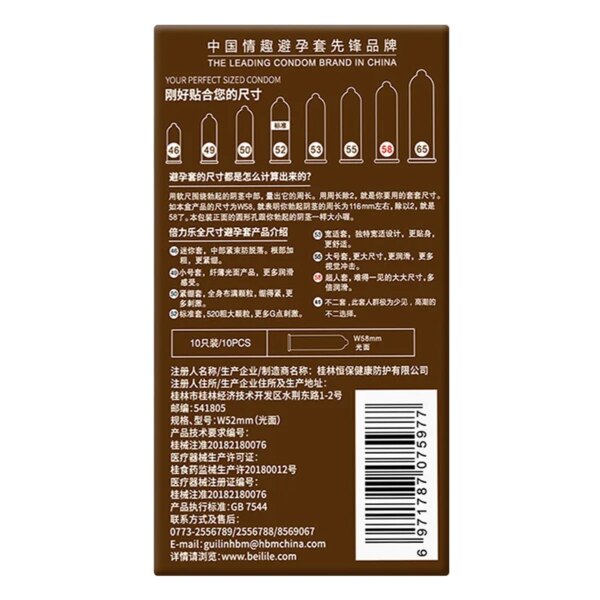 Large Size Condoms 10PCS Big XXXL Sex Toys Safe Sex Life Contraception Supplies for Men Big Penis Cock Sleeves Ultrathin Smooth