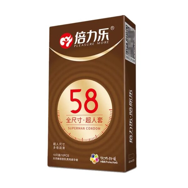 Large Size Condoms 10PCS Big XXXL Sex Toys Safe Sex Life Contraception Supplies for Men Big Penis Cock Sleeves Ultrathin Smooth