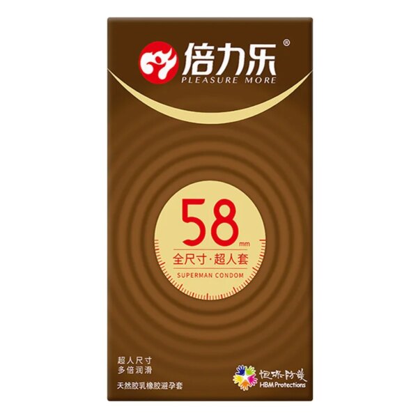 Large Size Condoms 10PCS Big XXXL Sex Toys Safe Sex Life Contraception Supplies for Men Big Penis Cock Sleeves Ultrathin Smooth