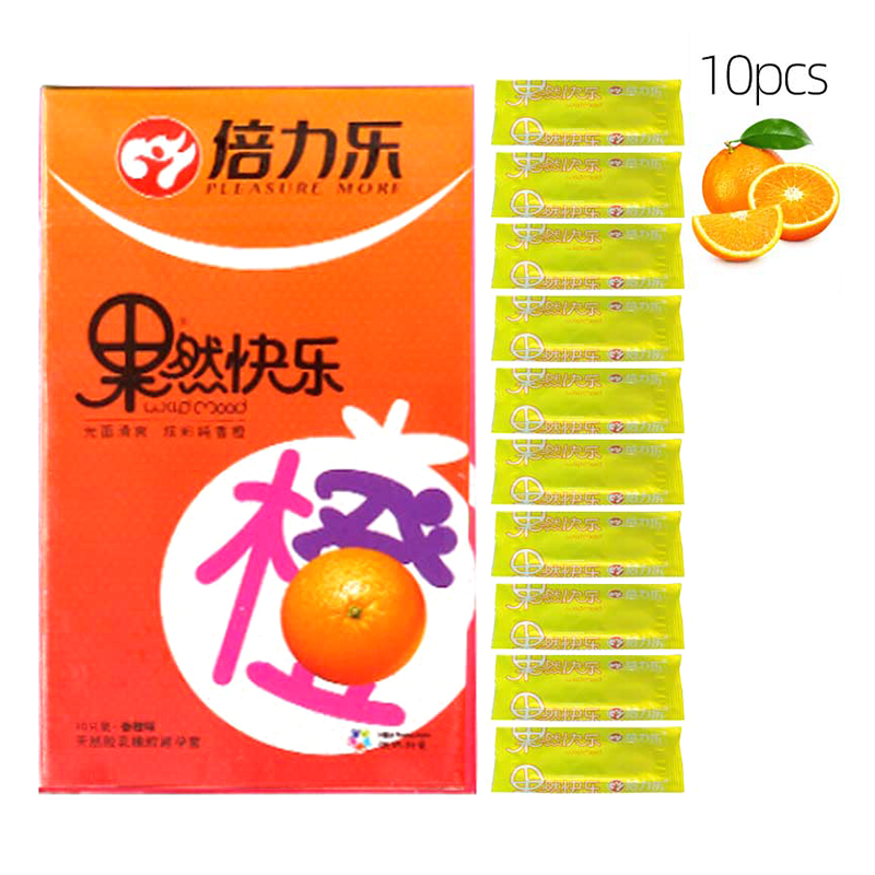 Fruit Flavor Condoms Extra Lubricated Contracepation Ultrathin Invisible Cock Penis Sleeve Sex Goods for Men 18+ Sex Life