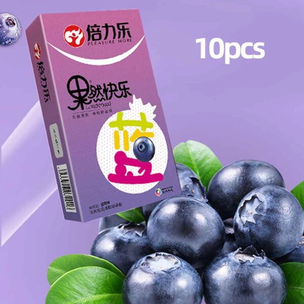 Fruit Flavor Condoms Extra Lubricated Contracepation Ultrathin Invisible Cock Penis Sleeve Sex Goods for Men 18+ Sex Life