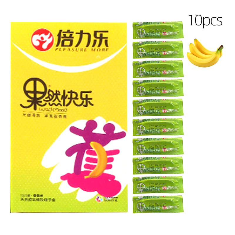 Fruit Flavor Condoms Extra Lubricated Contracepation Ultrathin Invisible Cock Penis Sleeve Sex Goods for Men 18+ Sex Life