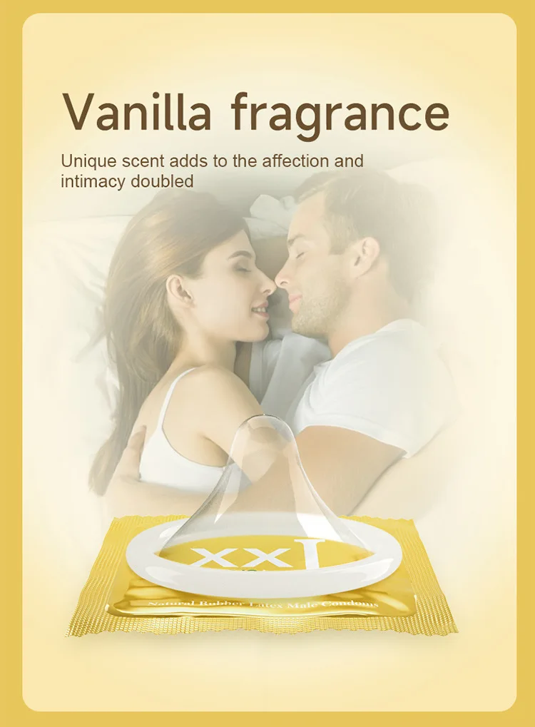 55/56/58/60mm Large Size Condom Natural Latex 50pcs Intimate Penis Sleeves Long Lasting for Men Adult Product Couple Sex Toys