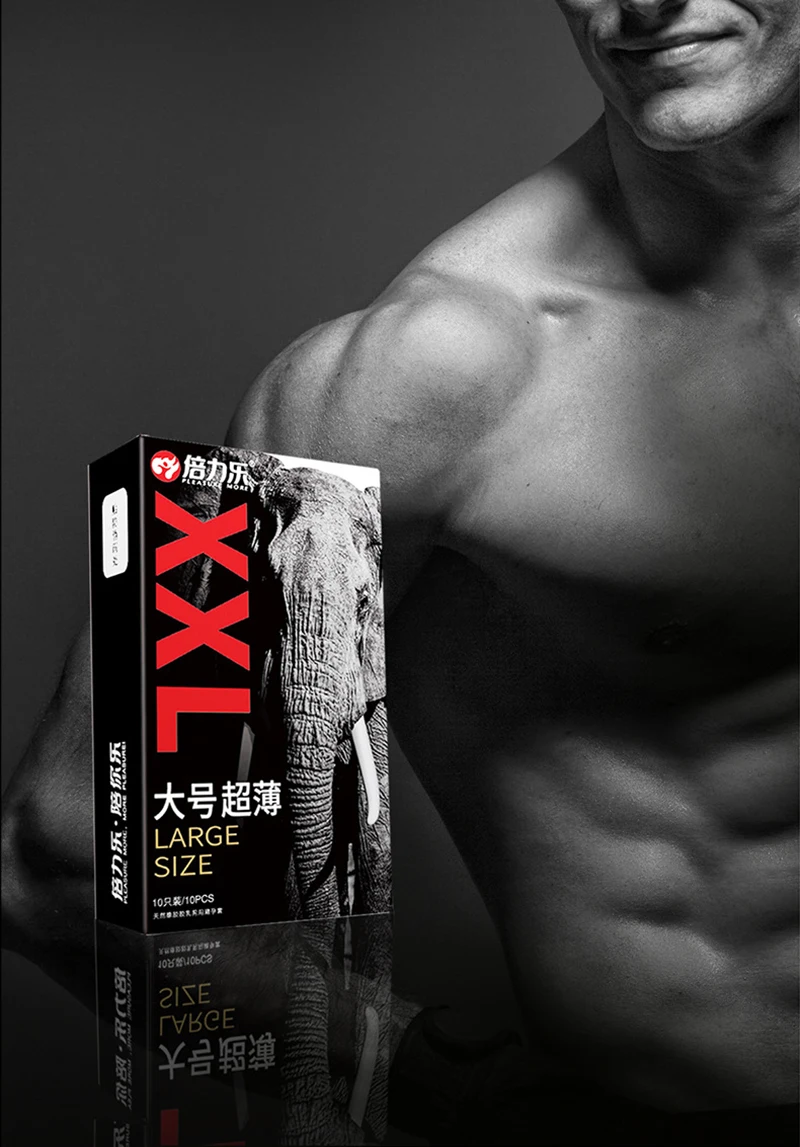 55/56/58/60mm Large Size Condom Natural Latex 50pcs Intimate Penis Sleeves Long Lasting for Men Adult Product Couple Sex Toys