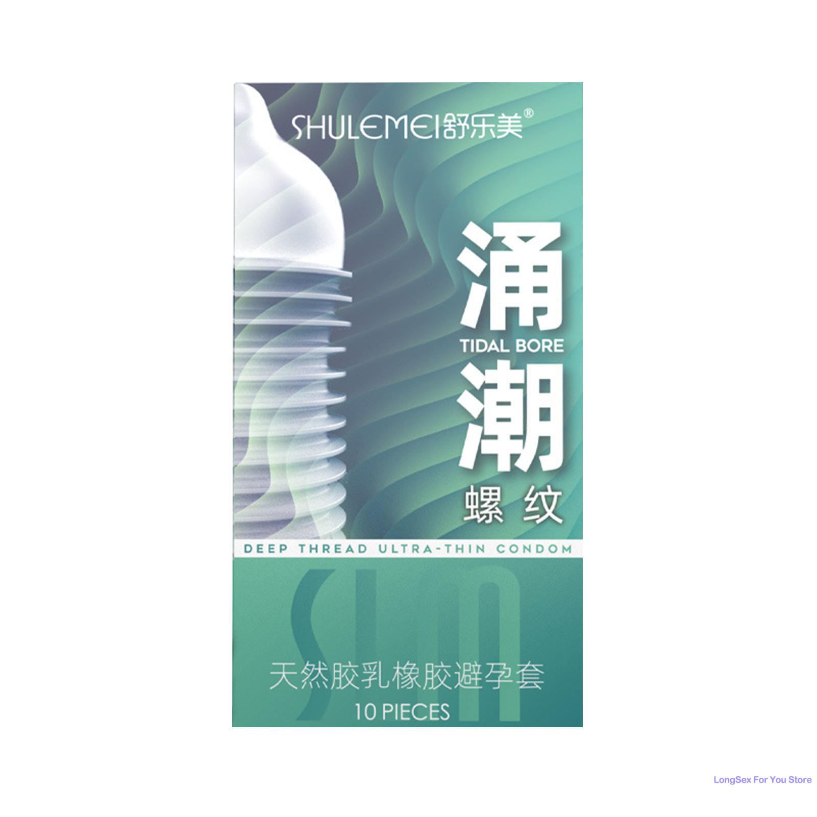 10pcs Threaded Condom High Sensitive Penis Sleeves Sex Toys For Men Adult Dotted Stimulation Condoms Contraception Sex Supplies