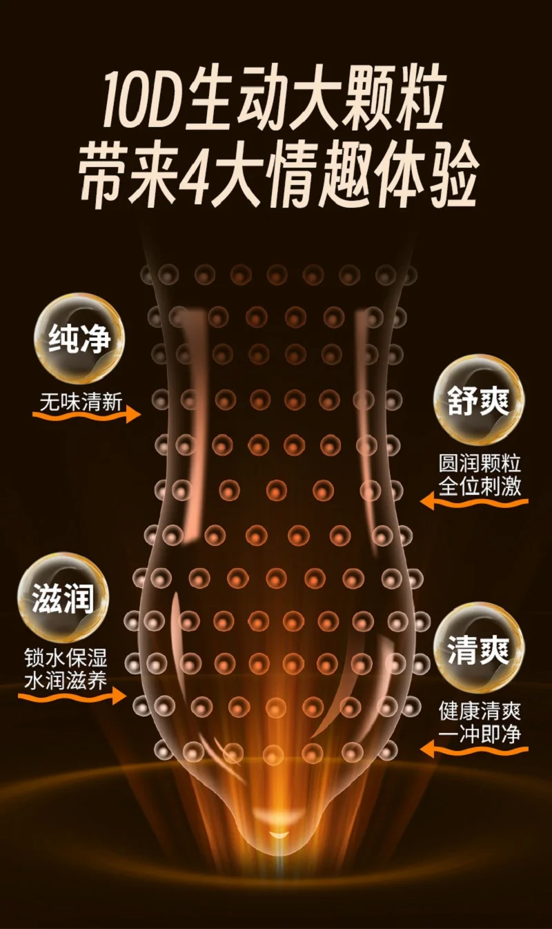 Large Spikes Condoms Adult Game Sex Toys Dotted Granular Sex Accessories Large Lubricated Contraception Supplies Penis Sleeves