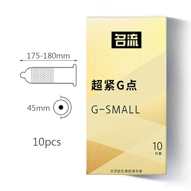 45mm Small Size Condoms for Men Delay Ejaculation Thin Tight Condom Penis Sleeve Natural Rubber Condones Contraception Sex Toys