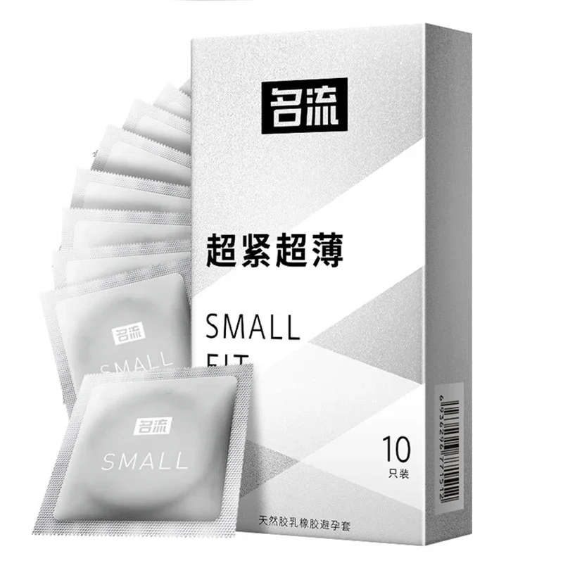 45mm Small Size Condoms for Men Delay Ejaculation Thin Tight Condom Penis Sleeve Natural Rubber Condones Contraception Sex Toys