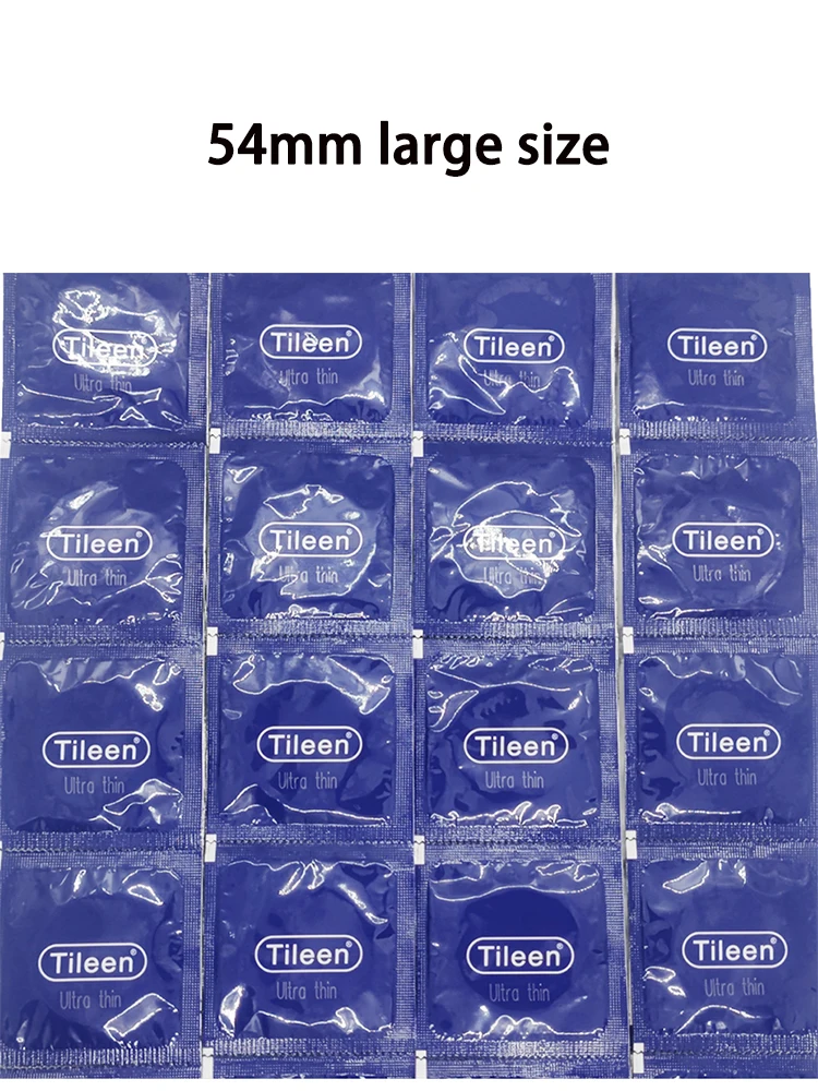 200/100/30pcs Thin Dotted Condoms Smooth G Spot Intimate Erotic 54mm Penis Product Delay Large Sex Toy Safer Adult Contraception
