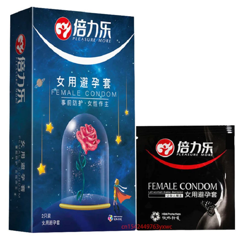 2PCS Female Condoms For Women Wearing Orgasm Latex Rubber women's condoms Male Penis Cock Sleeve Contraceptives For Adults 18+ 2PCS Female Condoms For Women Wearing Orgasm Latex Rubber women's condoms Male Penis Cock Sleeve Contraceptives For Adults 18+