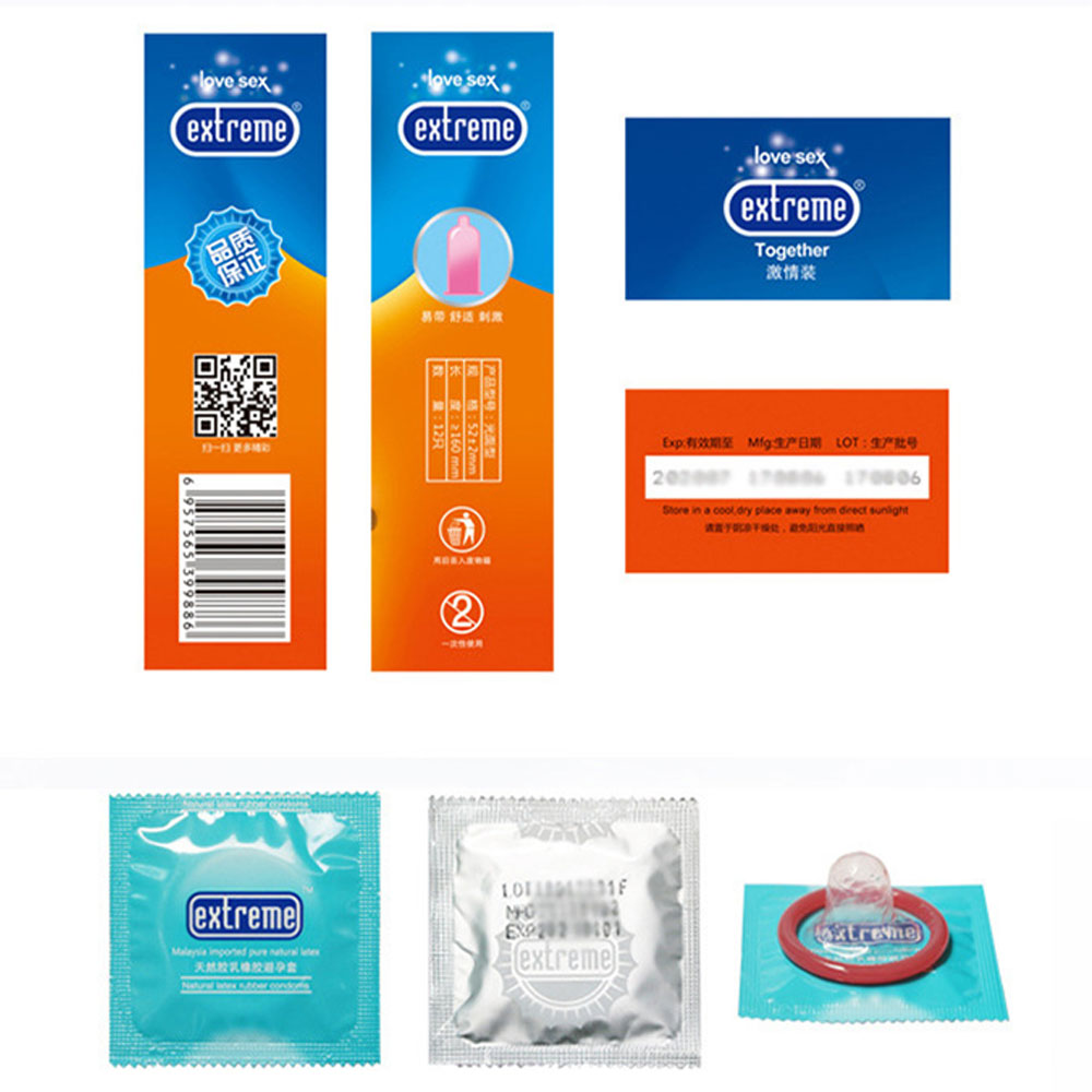 Ultrathin Condoms with Spikes Sleeves for Penis Adult Exciting Mix of Sensation Stimulation Sex Toys for Honeymoon Wedding