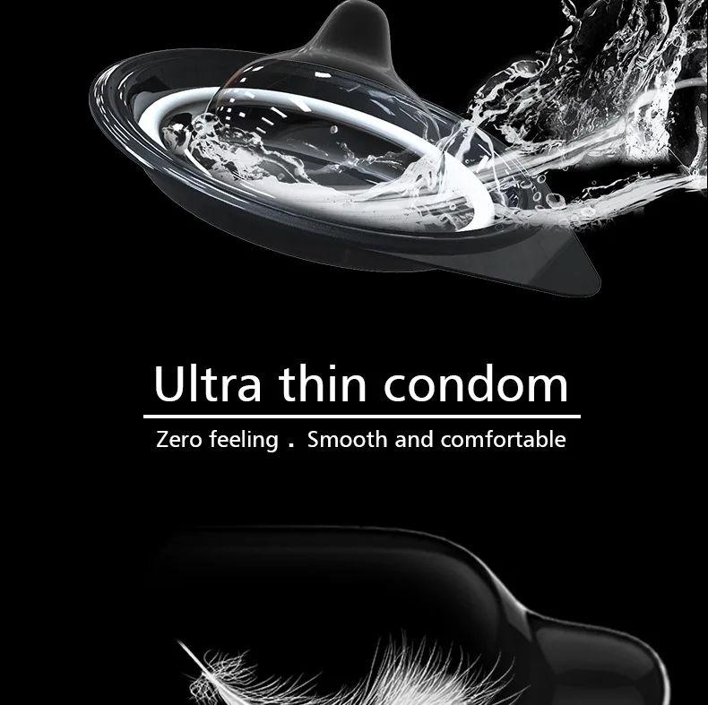 OLO Ultra Thin Condom 0.01 Feeling Penis Sleeve Hyaluronic Acids Rubber Latex Ejaculation Delay Condoms Intimate Sex Toy Product