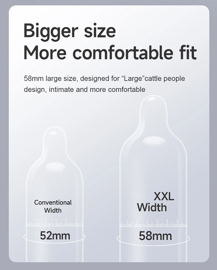 Extra Large 58mm size Ultra Thin Condoms Adults Toys For Men 10pcs XXL G-Spot Penis Sleeve Super Smooth Condones Sex Products Extra Large 58mm size Ultra Thin Condoms Adults Toys For Men 10pcs XXL G-Spot Penis Sleeve Super Smooth Condones Sex Products
