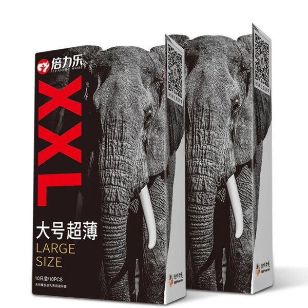 Large Size Condoms XXL Ultrathin Sex Toys Cock Penis Sleeves Extra Lubricated Latex Condom Contraception Sex Products for Men 18