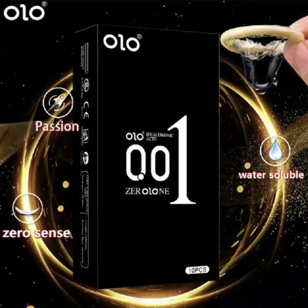 0.01 Ultrathin Condoms For Long Sex Natural Latex Thin Invisible Condom Hyaluronic Scid Penis Sleeve Adult Male Sex Shop For 18+