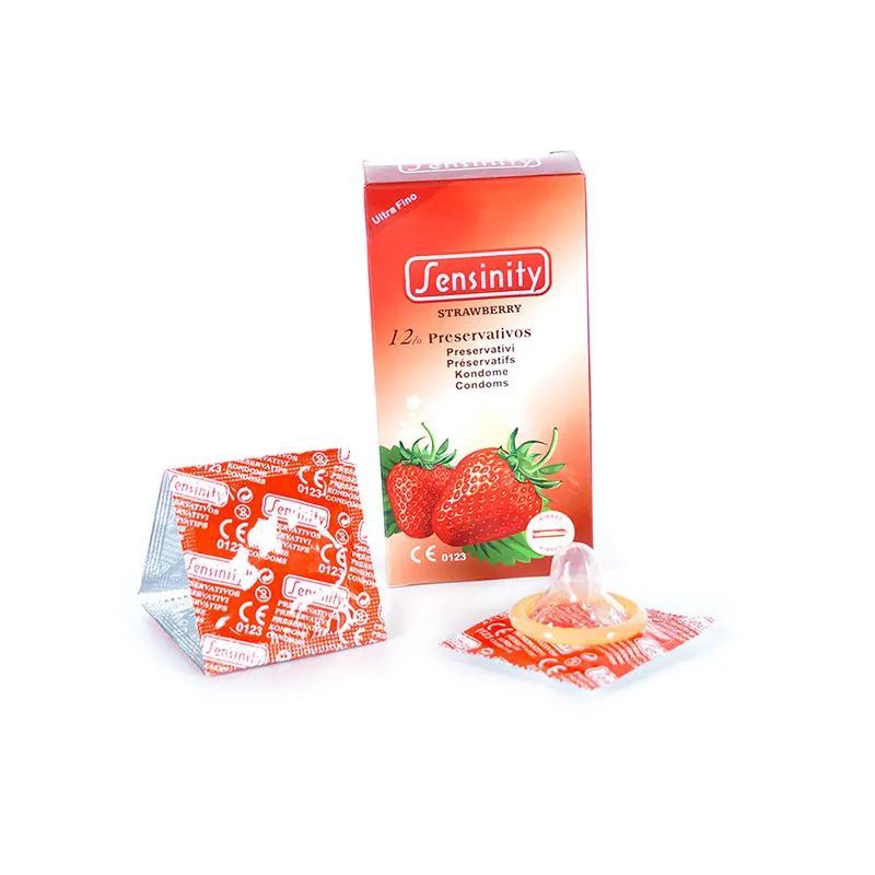12/10pcs Fruit Ultra Thin Condoms Intimate Goods Sex Products Toys for Adults 18 Penis Sleeve Long-lasting Sex Toys For Men