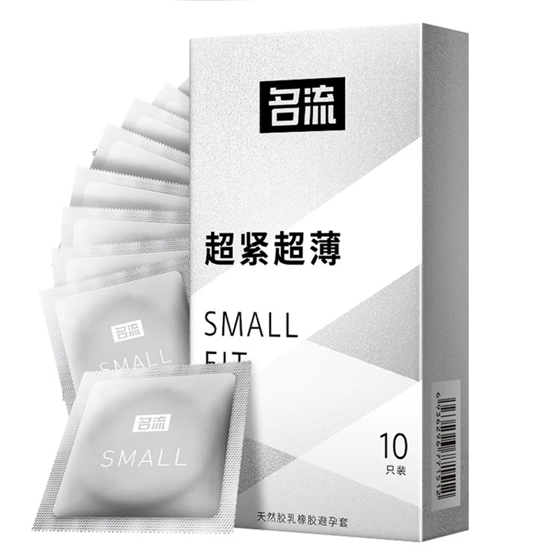 10pcs Small Fit Men's Condoms Ultra Thin Sex Toys For Men 45MM Long Sex Delay Tight Condoms Smooth Penis Sleeve Adult Supplies 10pcs Small Fit Men's Condoms Ultra Thin Sex Toys For Men 45MM Long Sex Delay Tight Condoms Smooth Penis Sleeve Adult Supplies