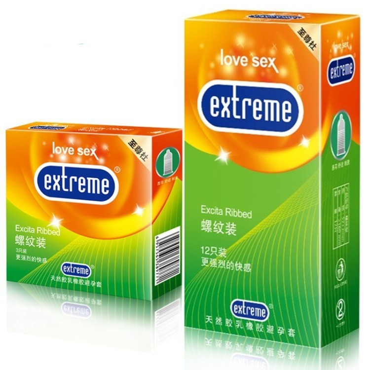 Men Condoms Natural Latex Penis Sleeve Sex Products Vaginal Stimulation Ultra Thin Condoms Safer Contraception