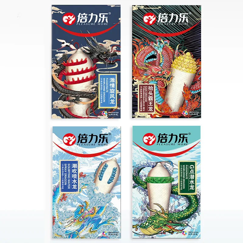 3Pcs Ribbed Condoms for Men Dotted Spike G-spot Vaginal Stimulation Cock Delay Penis Sleeve Adult Sex Toys Couple Sex Tools 18+