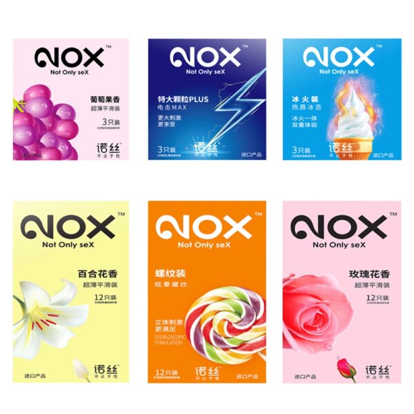 24/36PCS Condoms in Bulk Super Lubrication G-spot Large Particles Random Package Adults Contraception Sex Toys for Male Condoms