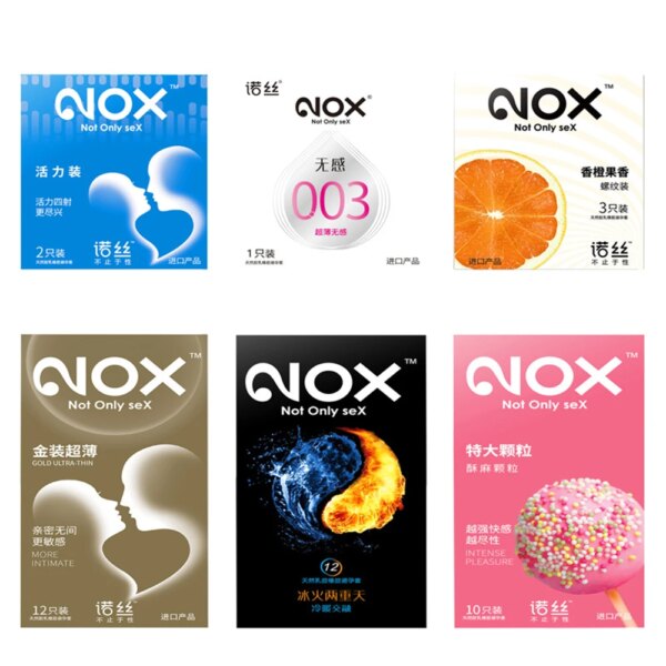 24/36PCS Condoms in Bulk Super Lubrication G-spot Large Particles Random Package Adults Contraception Sex Toys for Male Condoms