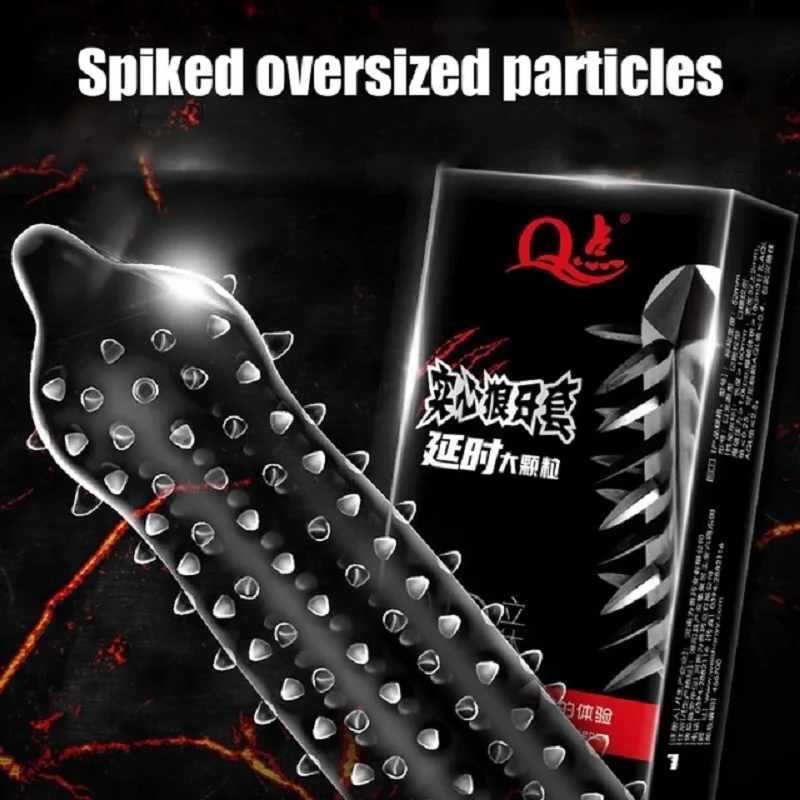 Large Paticles Condom Sex Toys 12PCS 3D Dotted Penis Sleeves Contraception Sex Goods Stimulation Vaginal Condoms Erotic Products Large Paticles Condom Sex Toys 12PCS 3D Dotted Penis Sleeves Contraception Sex Goods Stimulation Vaginal Condoms Erotic Products