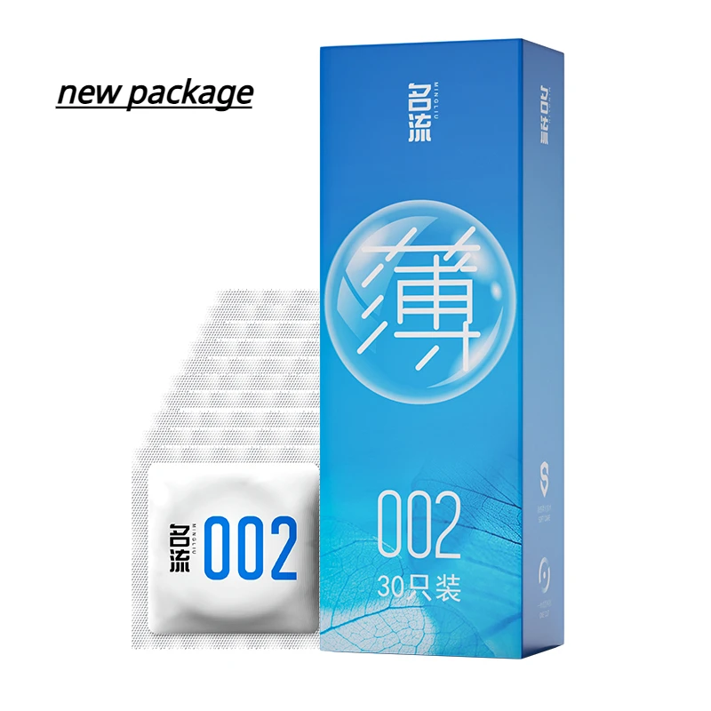 PERSONAGE 002 Ultra Thin 52mm Natural Latex Condoms Lubricated Smooth Long-lasting for Men Adult Intimate Sex Product