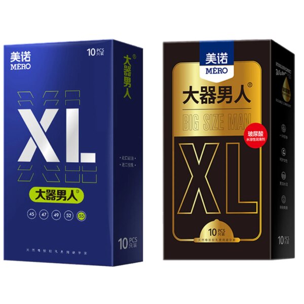 XL Condoms 55mm for Large Penis Sex Toys High Sensitive Passionate Lubricated Big Oil Sex Accessories Sleeve for Cock XL Sexshop