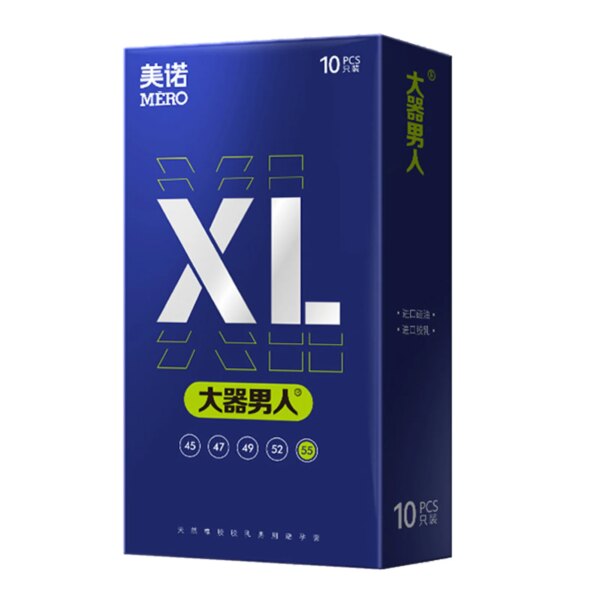 XL Condoms 55mm for Large Penis Sex Toys High Sensitive Passionate Lubricated Big Oil Sex Accessories Sleeve for Cock XL Sexshop