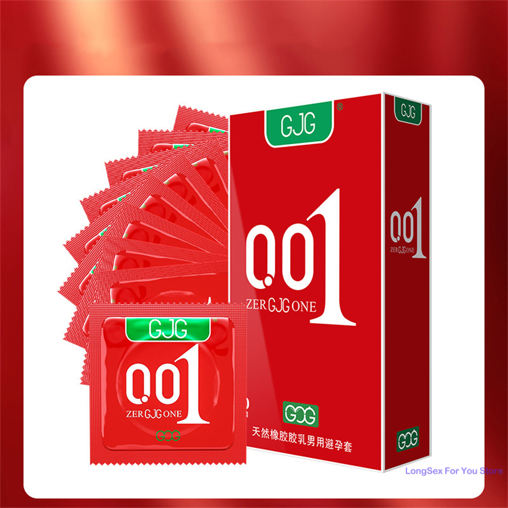 10pcs Super Ultra Thin 0.01mm Condoms Sex Toys For Men Lubricated Penis Sleeve Intimate Condom Full Oil Smooth Adult Sex Product