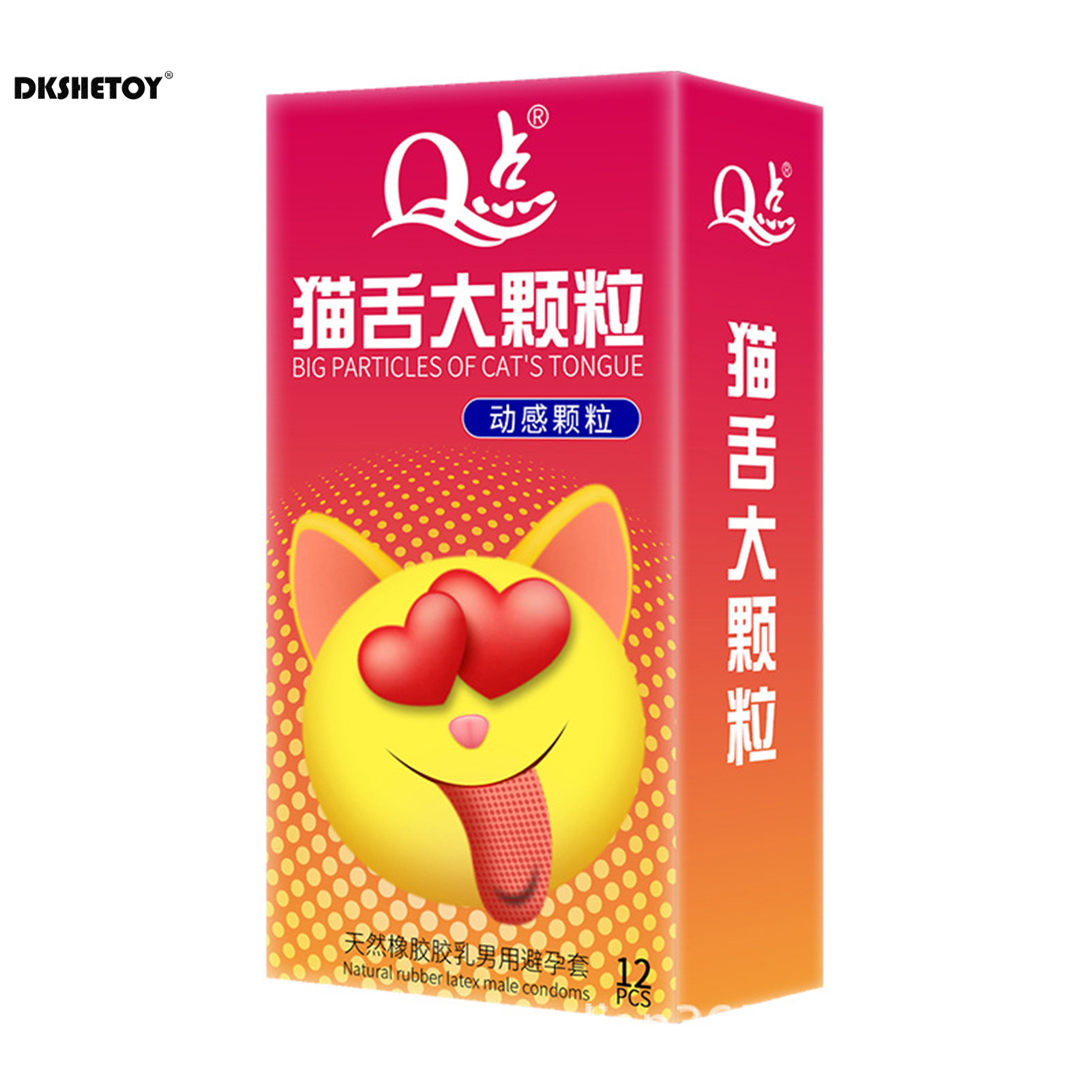 Big dots Condoms for men delay ejaculation Long Lasting Sensitivity spike Condom Cat tongue dense dotted penis sleeve for adults