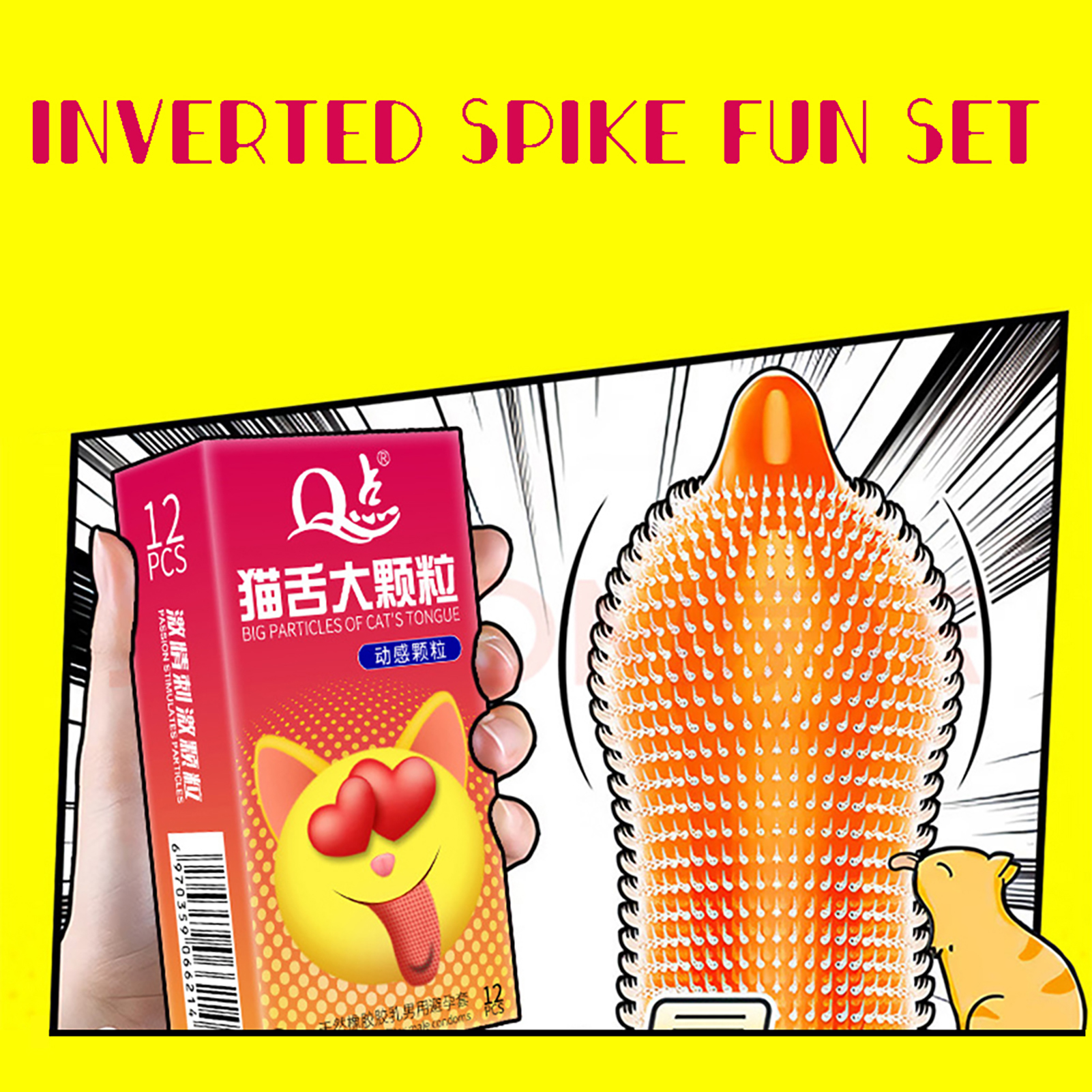 12PCS super large spikes Condoms g spot Vagina Deep Stimulation Adult supplies penis sleeve clitoral massage sex toys for men