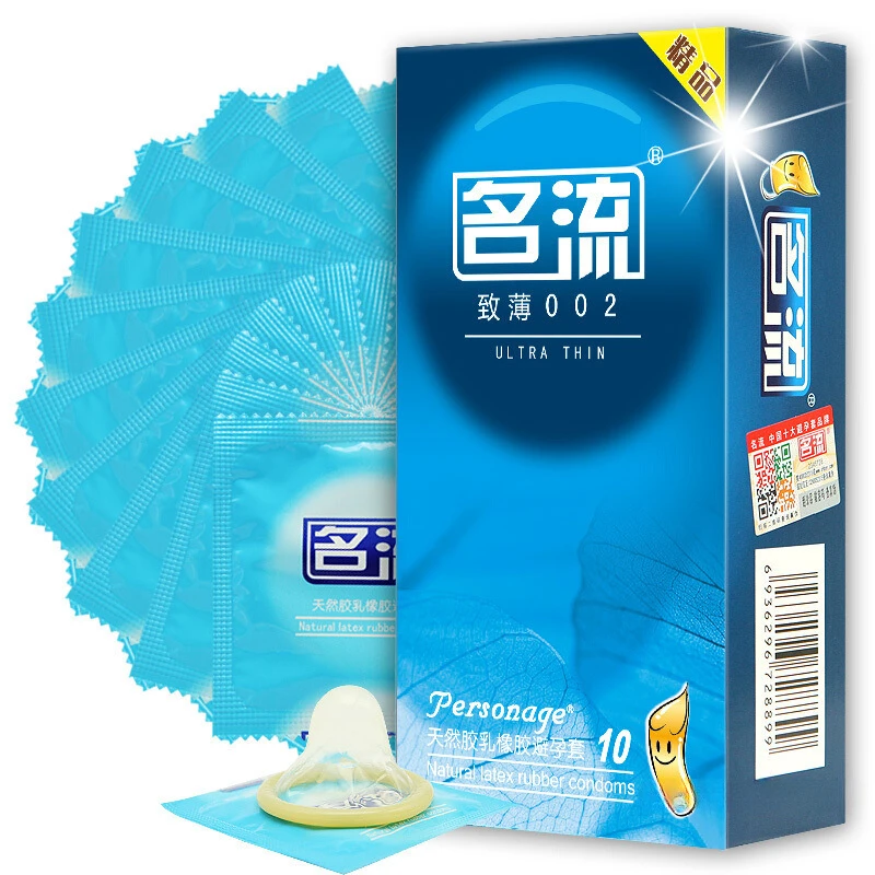 10pcs Mingliu Condom Adult Sex Toy Super Thin Rubber Sleeves for Penis Contraception Dotted Thread Condom Intimate Goods for Men