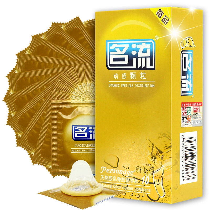 10pcs Mingliu Condom Adult Sex Toy Super Thin Rubber Sleeves for Penis Contraception Dotted Thread Condom Intimate Goods for Men