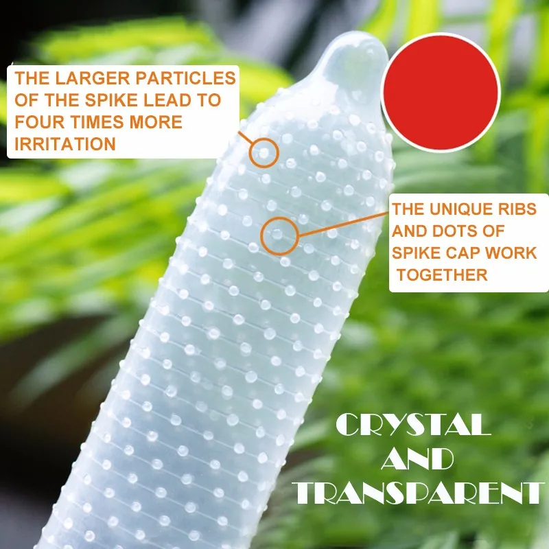 Unusual Condoms For Men Delay Ejaculation Cooling Hot Feeling Condom With Tendrils Dotted Ribs Penis Sleeve For Adults 18