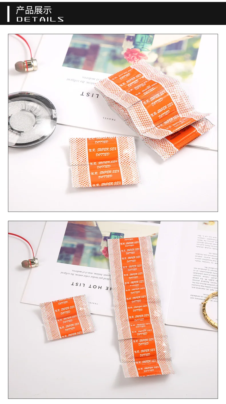 10/30/50pcs Condom 52mm Ultra Thin Cock Penis Sleeve Natural Latex Lubrication Contraception Supplies Adults Safer Sex Products