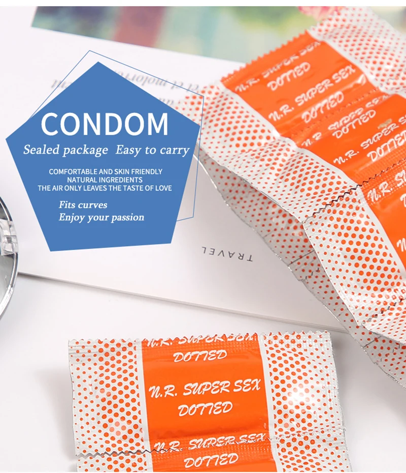 10/30/50pcs Condom 52mm Ultra Thin Cock Penis Sleeve Natural Latex Lubrication Contraception Supplies Adults Safer Sex Products