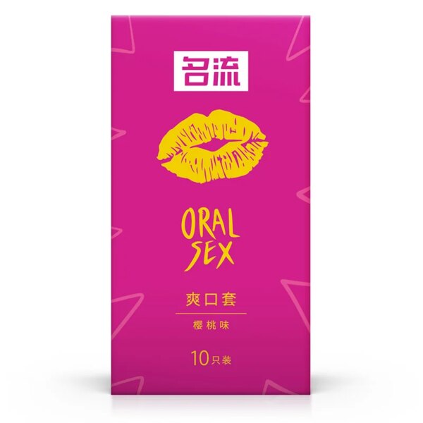 10pcs Cherry Flavor Condom Oral Sex Toy For Adult Women Men Fruit Fragrance Cock Penis Sleeve Ultra Thin Rubber Condoms Sex Shop
