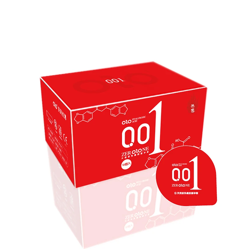 0.01 Ultra Thin Condoms For men Ejaculation delay Ice Hot Feeling Latex Condom Penis Sleeve  Vaginal Stimulation dult sex toys